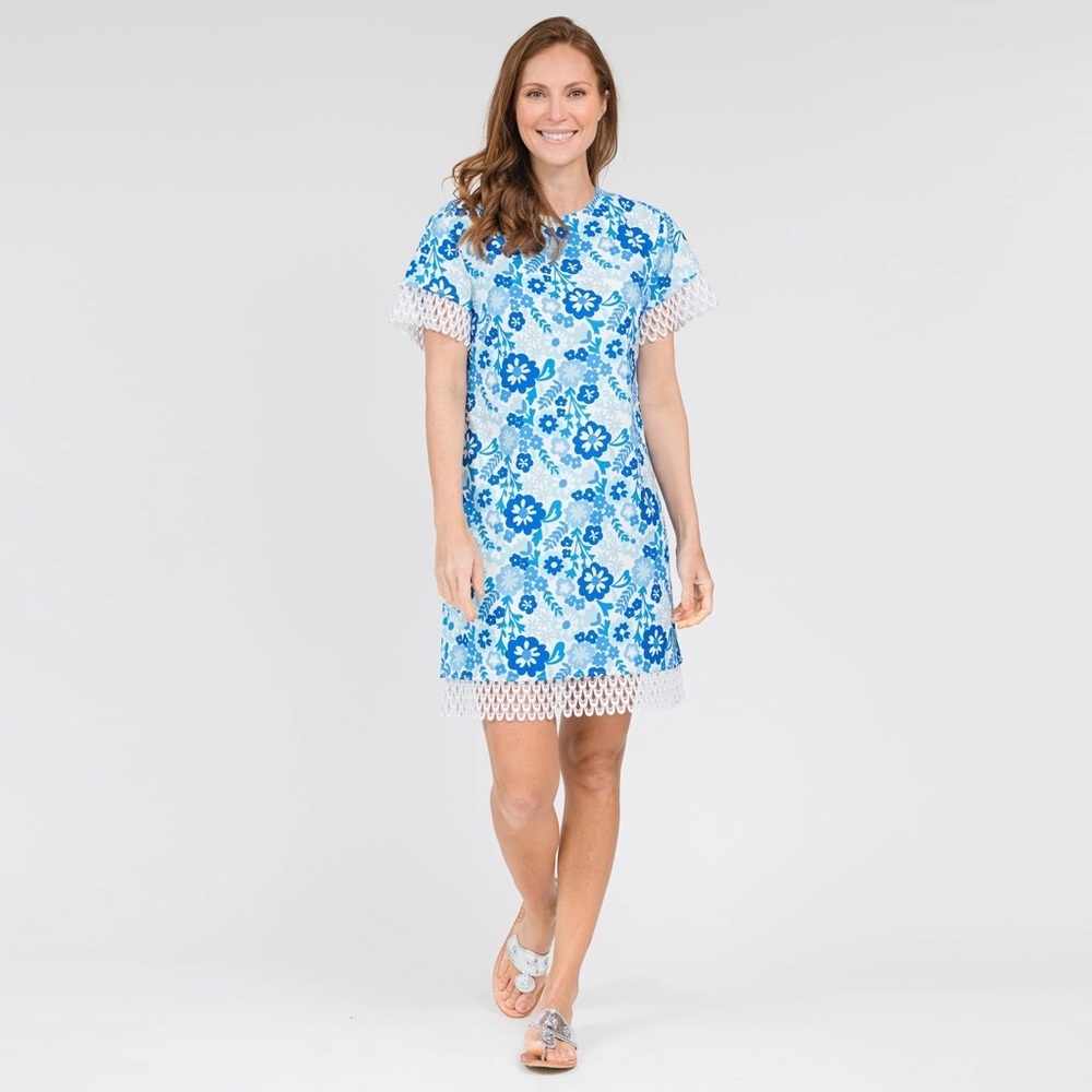 STS Sail to Sable - Hydrangea Print Dress - Hydra